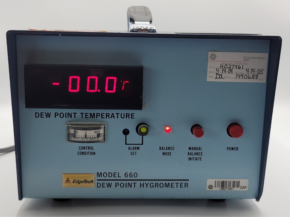 EdgeTech (EG&G) Model 660 Dew Point Hygrometer