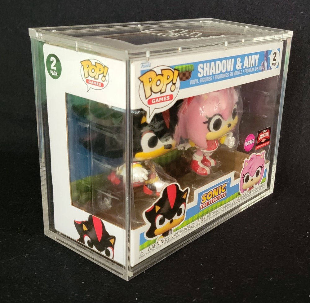 Funko Pop! 2 Pack Pop! Clear Stackable Hard Case Protectors