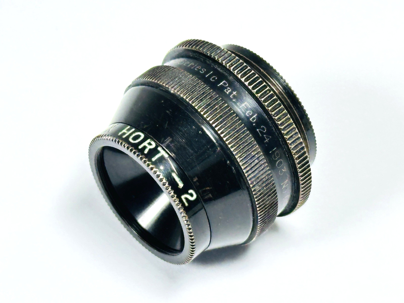 Antique Bausch & Lomb Zeiss 48mm Micro-Tessar Objective RMS Iris Diaphragm