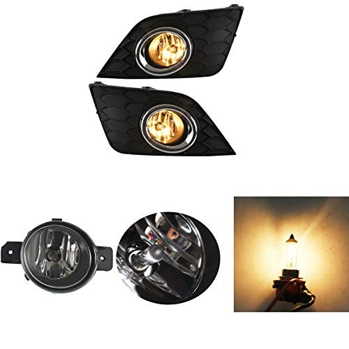 Fog Light Lamp Assembly Passenger and Driver Side Replacement for Sentra 2016