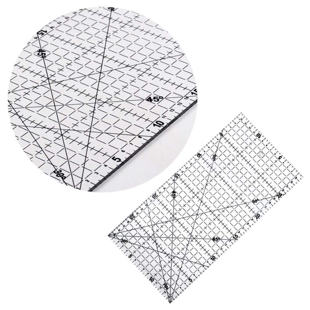 Pattern Making Ruler Patchwork Quilting Quilted Hemming for Sewing
