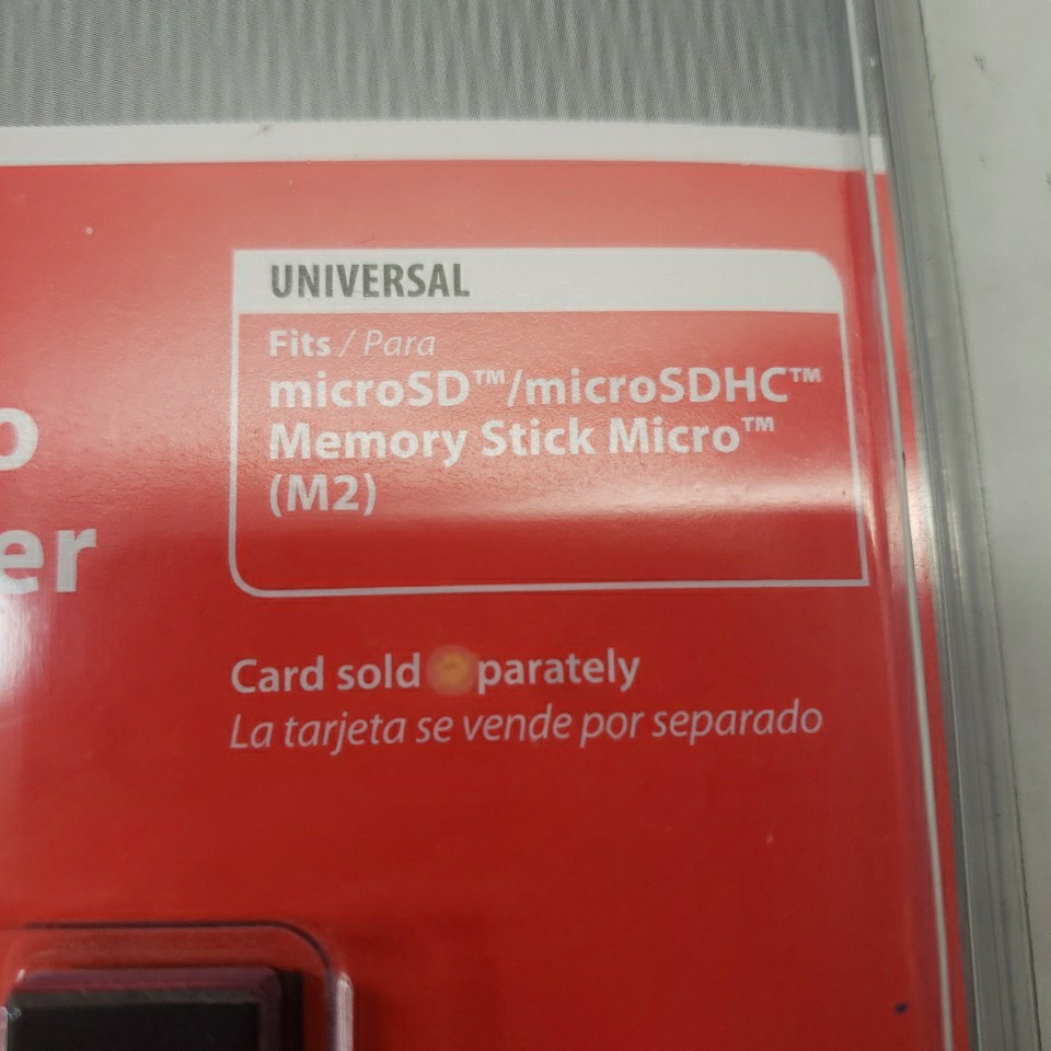 SanDisk MobileMate Micro Memory Card Reader Universal MicroSD/MicroSDHC (M2)