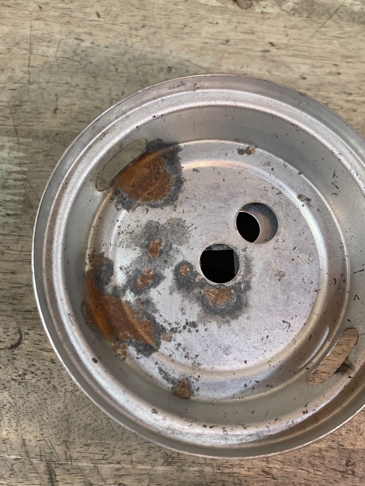 Coleman 5179 Propane Yard Light - Collar Globe Rest - Surface Rust