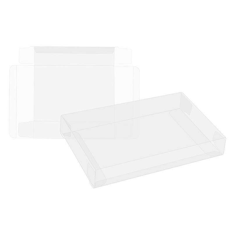 25PC N64 CARTRIDGE PROTECTORS Side Opening Clear Box Sleeves Case Nintendo 64