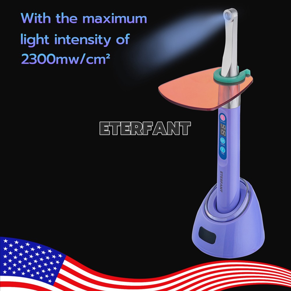 ETERFANT Dental Woodpecker Style iLED Curing Light Lamp Wireless 1 Second Curing