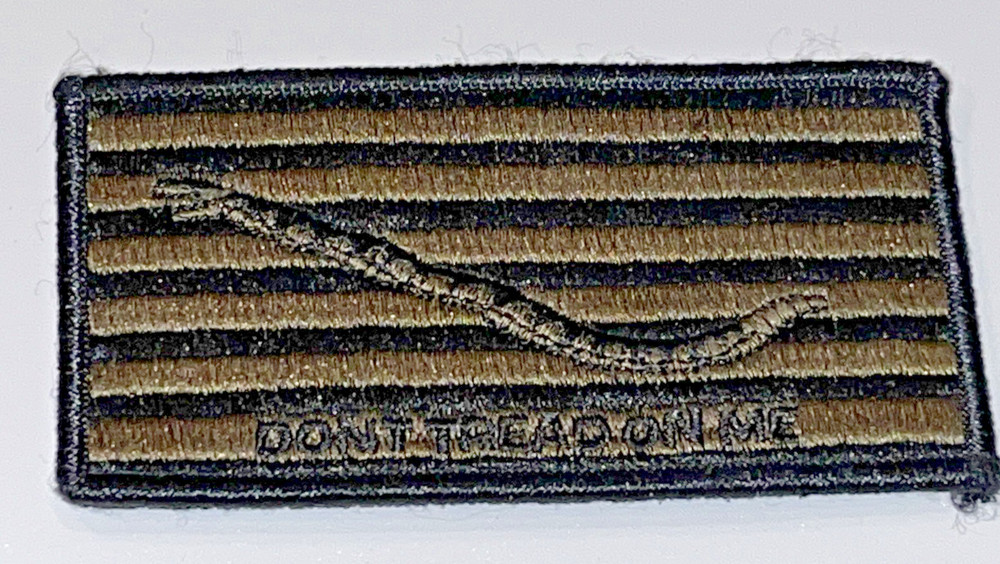 Us Navy Reverse US Flag & Don't Tread On Me Patch Set
