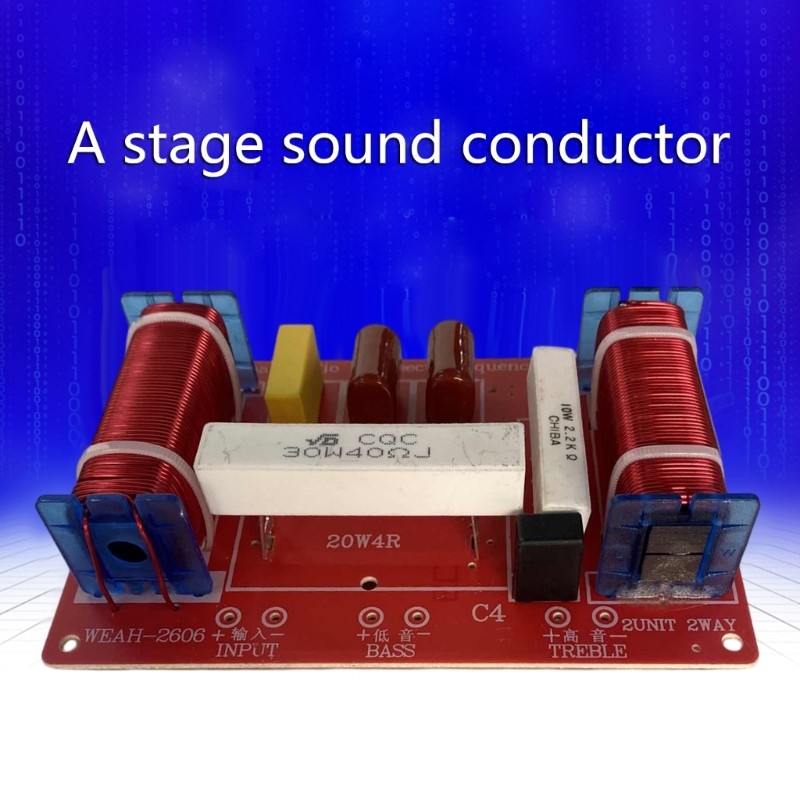 Speaker Frequency Divider Filter Treble Bass 2 Way Crossover Speaker DIY