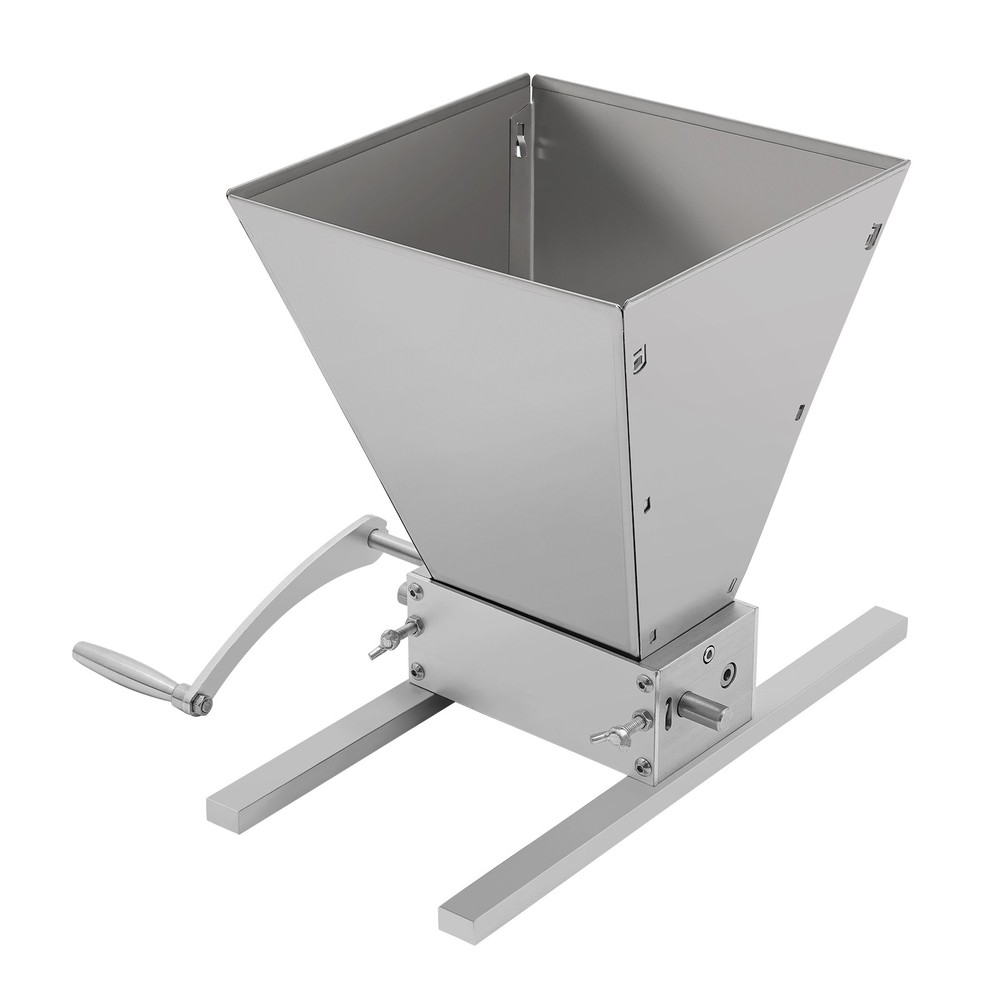 2 Rollers Malt Mill - Adjustable Grain Crusher for Home Brewing