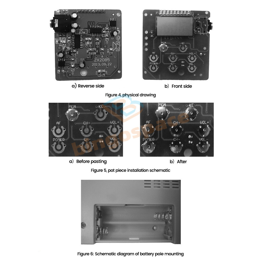 Programming Digital Stereo Radio DIY Kit For Electronic Skill Teaching Practice