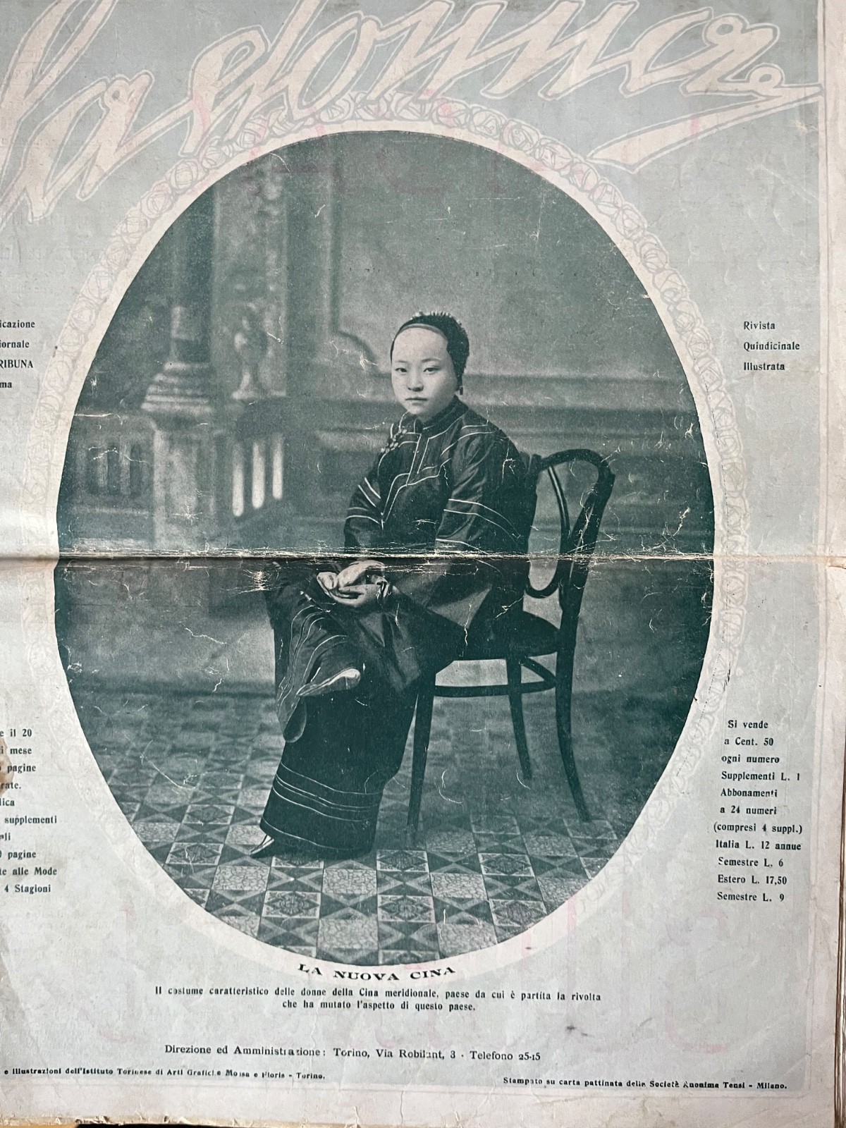 La Donna - La Tribuna newspaper magazine - November 1911 - The new China