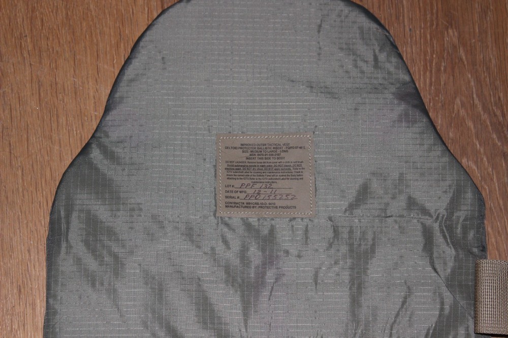 Protective Products Outer Tactical vest Multi CAM deltoid protector CAG devgry