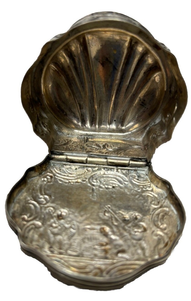 Sterling Silver Box, Antique Signed SD $295