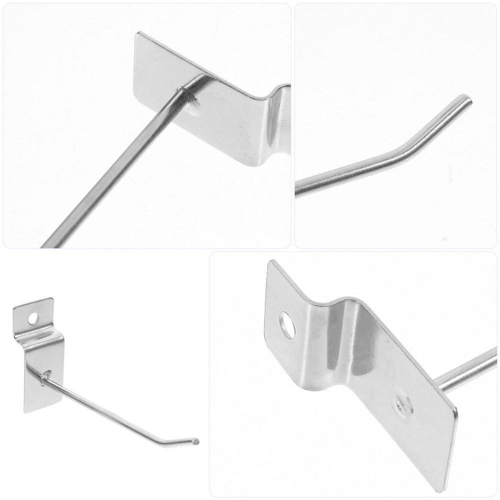 20PCS Slatwall Hooks Retail Store Hook Display Panel Hooks Panel Display