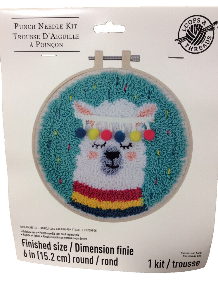 Loops & Threads Punch Needle Kit “Llama”