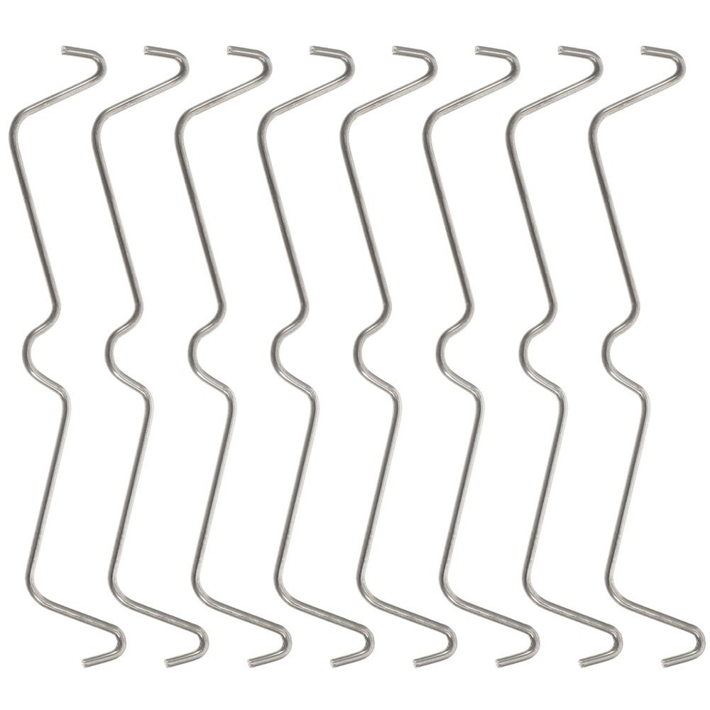 100pcs Stainless Steel Peg Hook Locks Peg Hook Securing Clip Clips hook lock