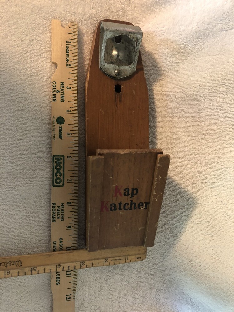 Vtg Kap Katcher Glass Bottle Opener/Katcher
