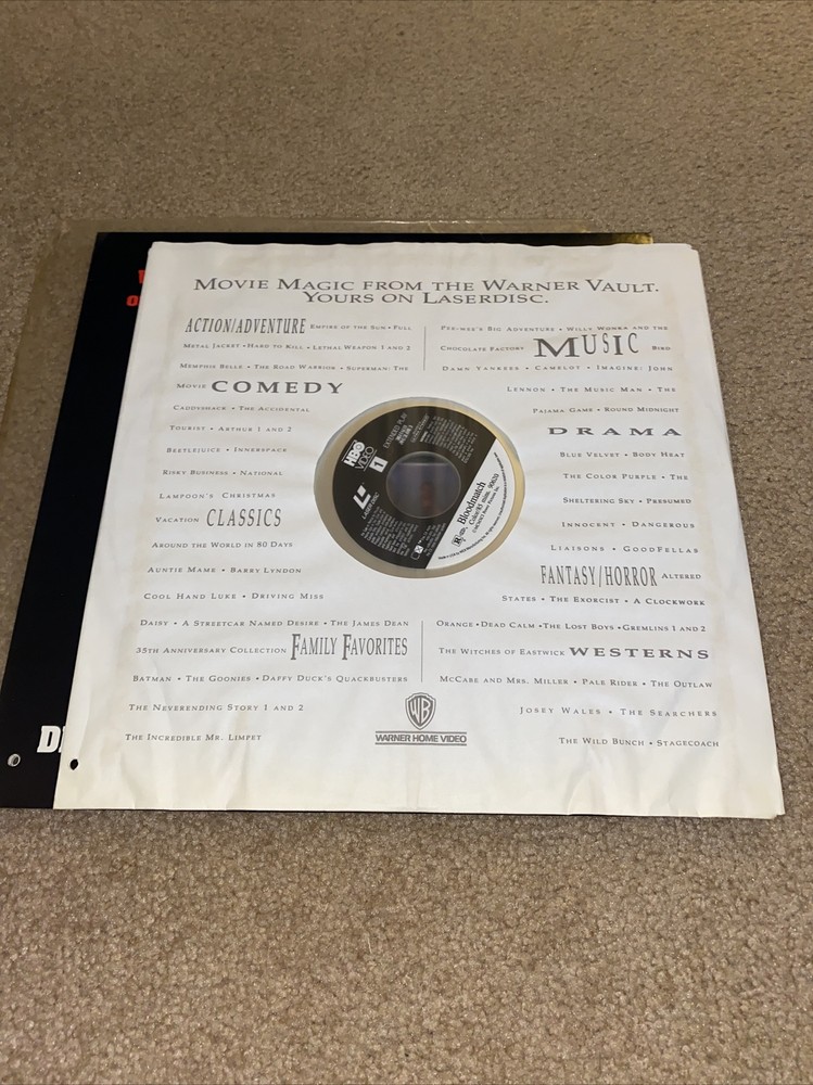 Bloodmatch Laserdisc LD -Thom Mathews