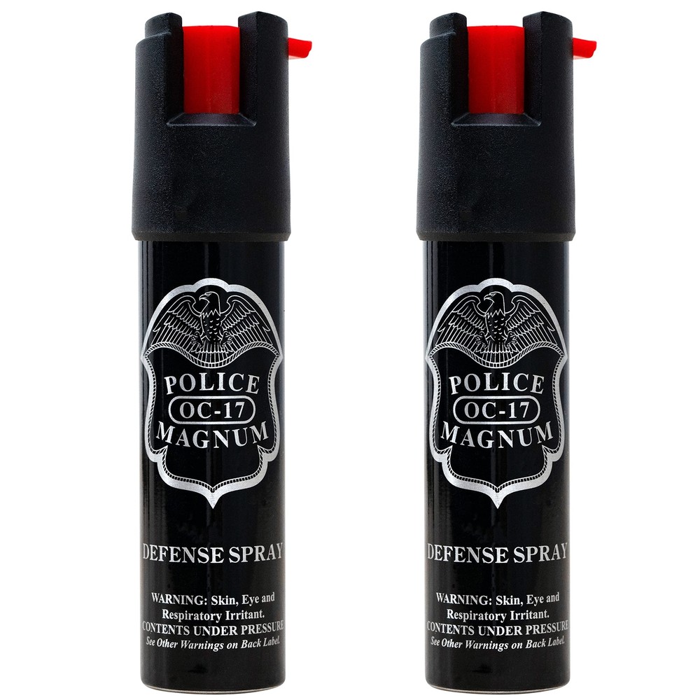 Maximum Strength Pepper Spray 2 Pack Made in USA Compact Self Defense Tool