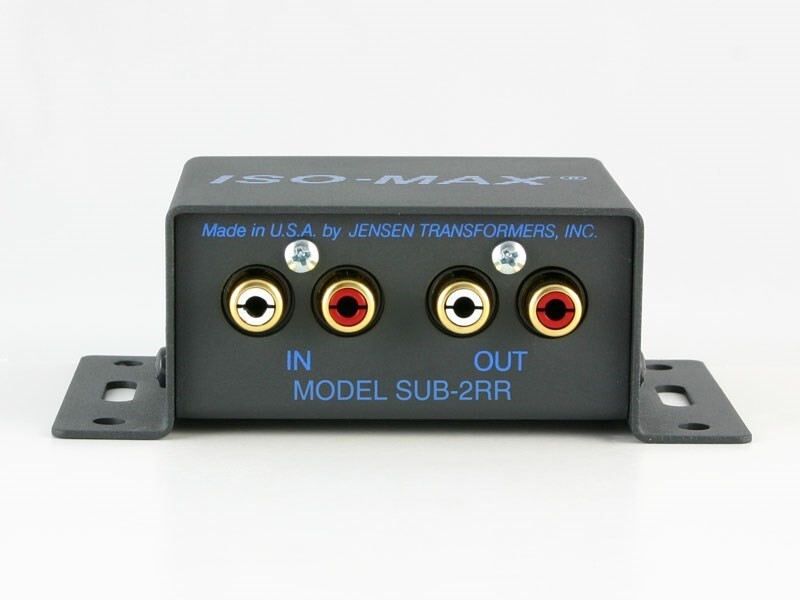 Jensen Transformers SUB-2RR Subwoofer Hum/Noise Eliminator/ Ground Loop Isolator