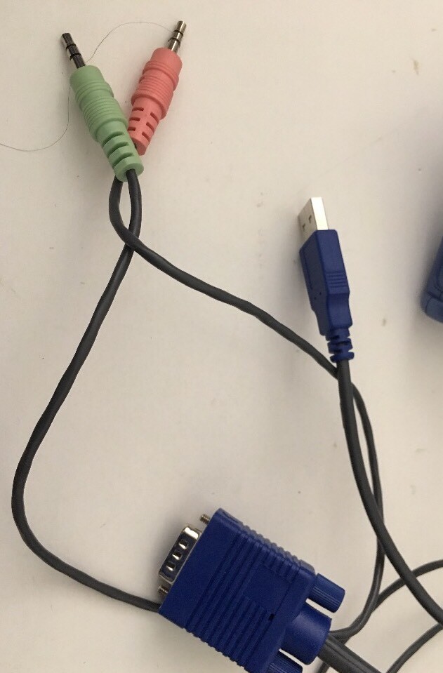 Trendnet Integrated 2-Port KVM Switch with Cables Model TK-209i