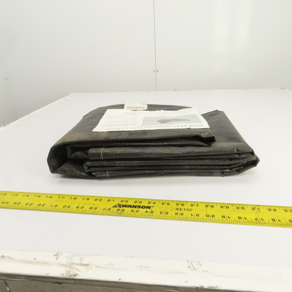 10' x 10' Roof Leak Diverter Polyethylene Tarp Light Duty