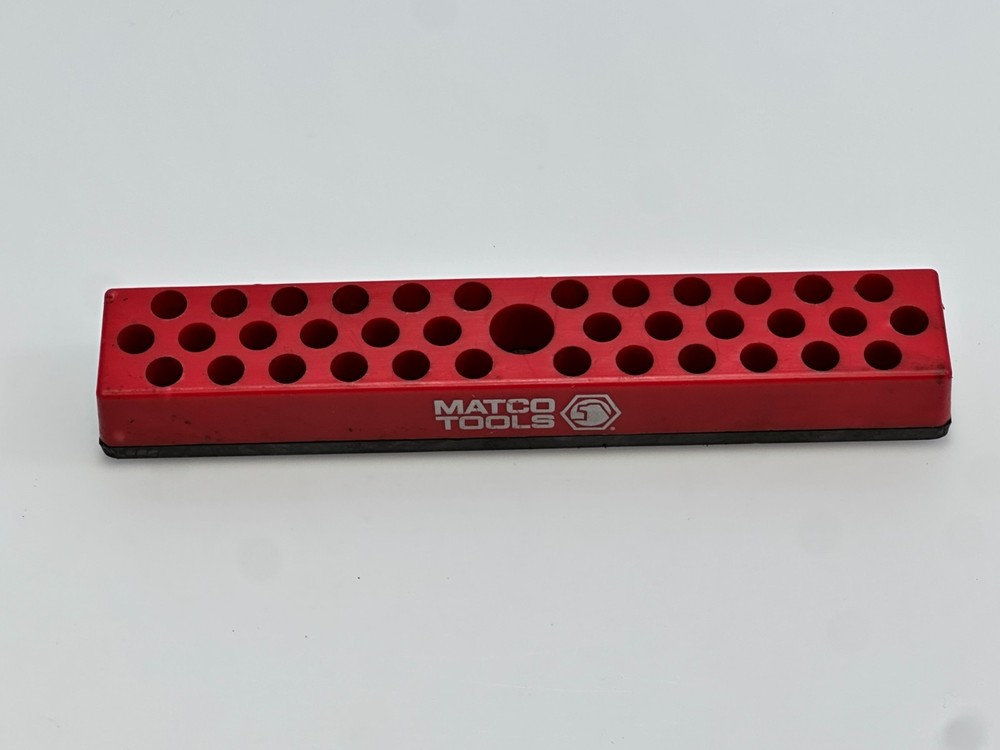 Matco Tools MSHA36R Magnetic 36 Position Bit Holder Organizer