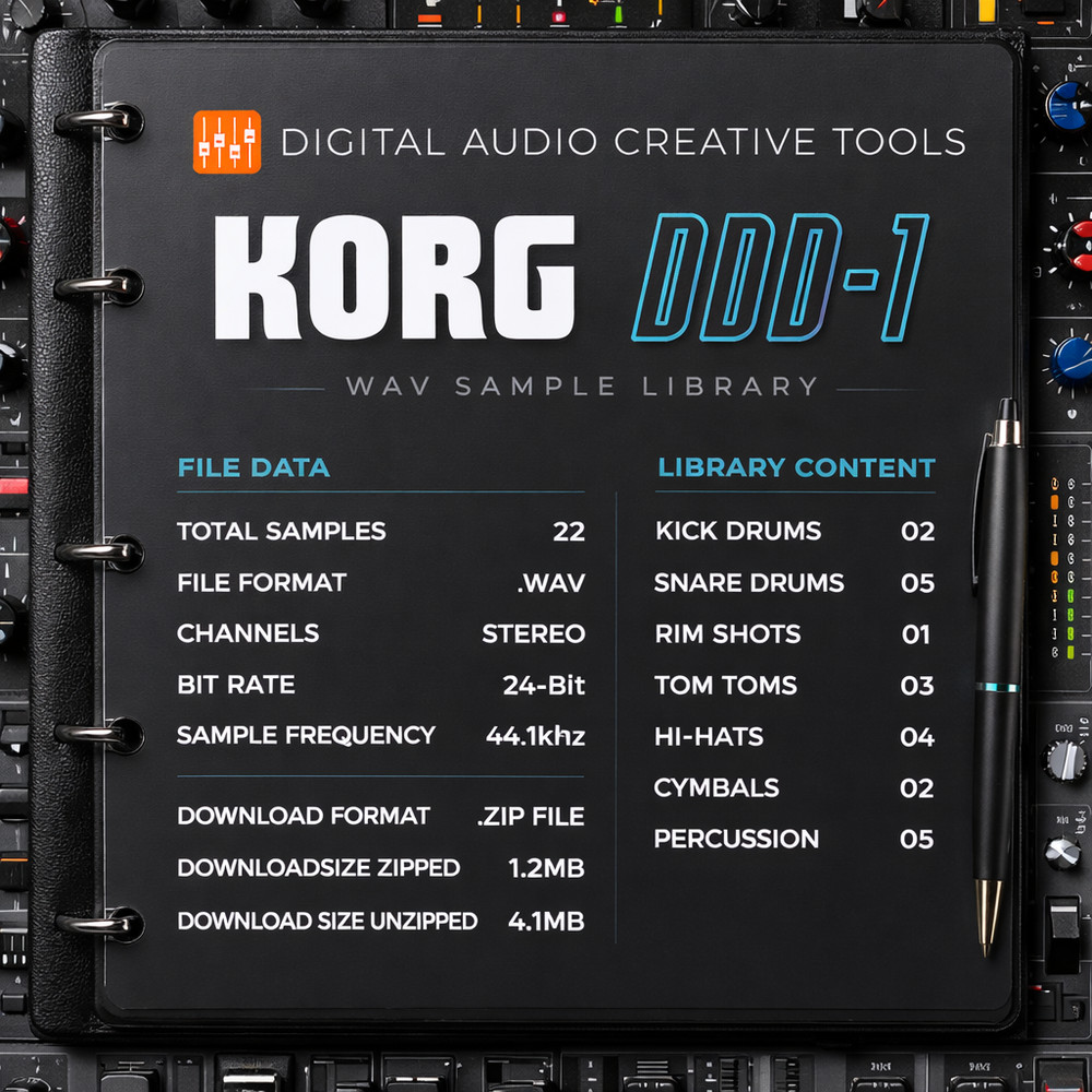 Korg DDD-1 Drum Machine Sample Library