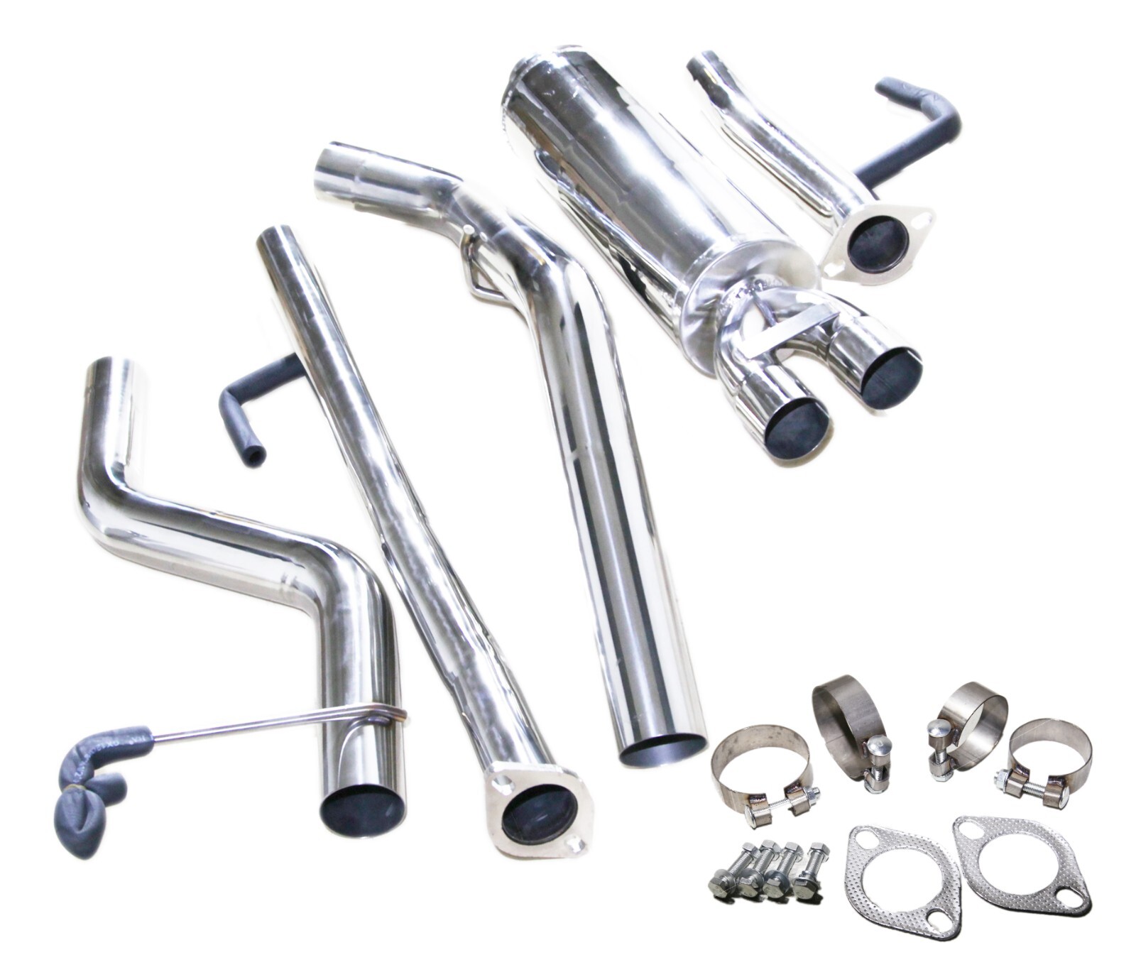 3"SS Catback Exhaust fit 2009-2021 Toyota Tundra Crew Cab 4.6L 5.7L V8 NO Tip