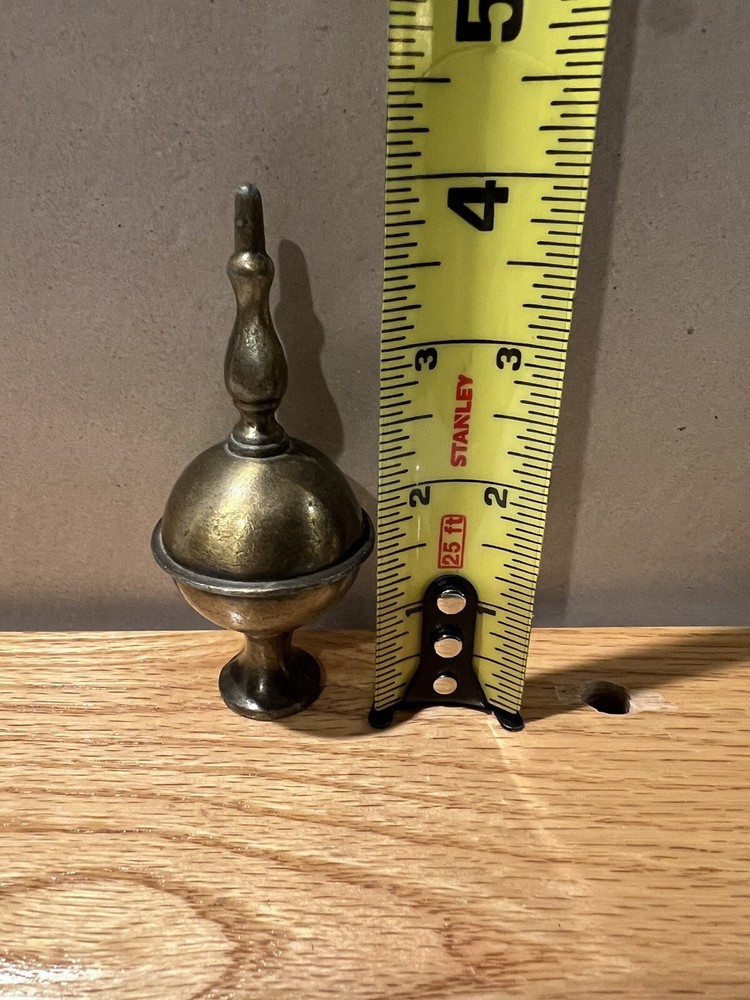 ANTIQUE/VINTAGE CLOCK SOLID BRASS TOP FINIAL