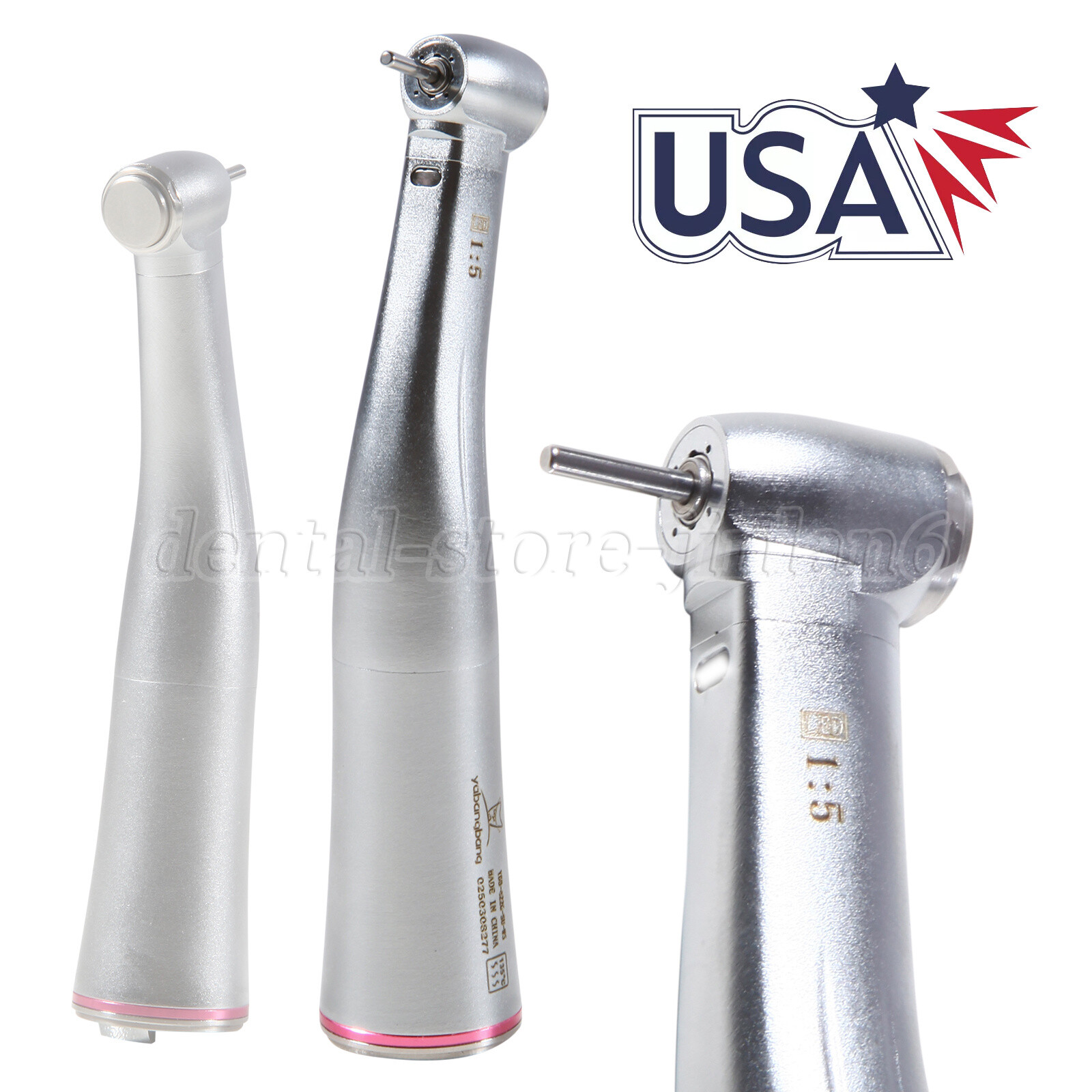 NSK Style Dental Brushless LED Electric Micro Motor 1:1 1:5 1:4.2 Handpiece USA