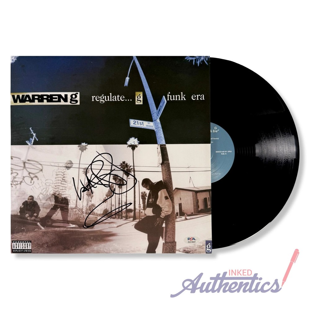 Warren G Signed Autographed Vinyl LP “Regulate... G Funk Era” PSA/DNA Authentica