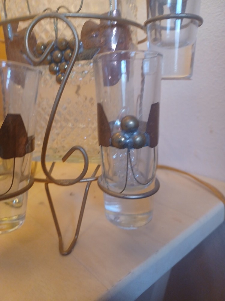 TEQUILA SHOTS GLASS, REFILL & STAND
