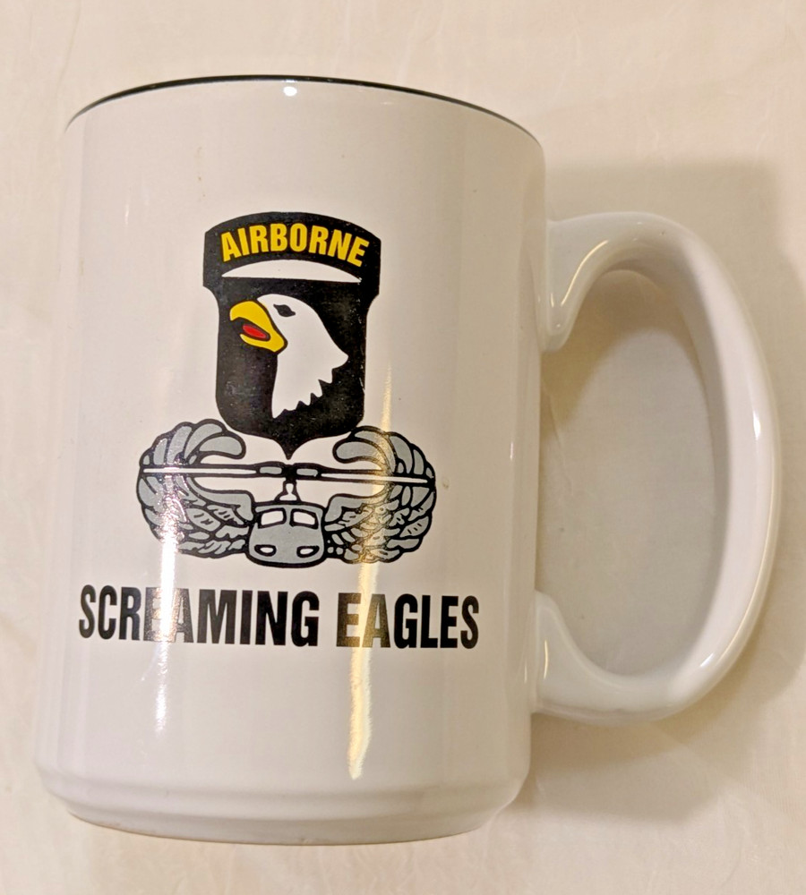 Airborne Screaming Eagles Ceramic Coffee Mug