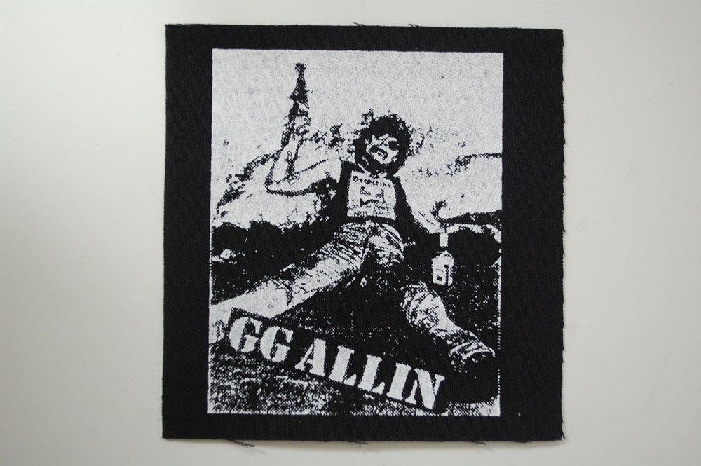 G.G. Allin Cloth Patch Punk Rock 4" X 4" GG Allin (CP205)