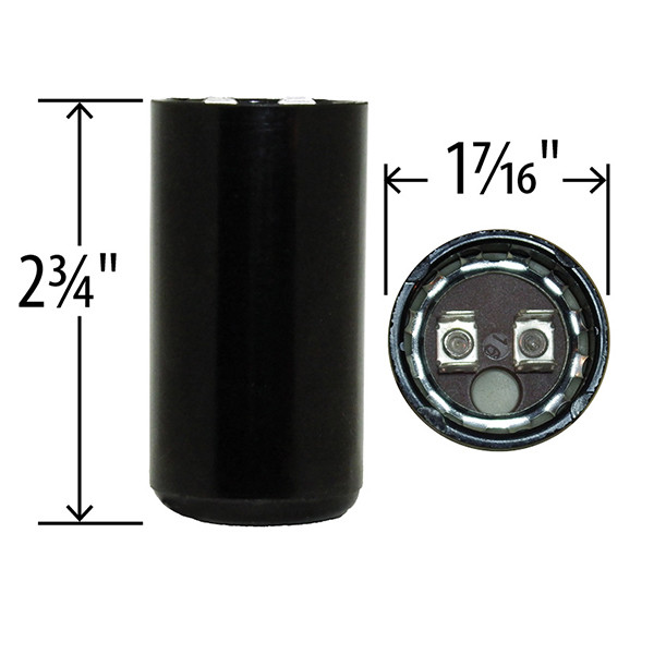 USA 233-292 MFD uF 092A233B125AC1A Motor Start Capacitor 110-125 V Volt 125 VAC