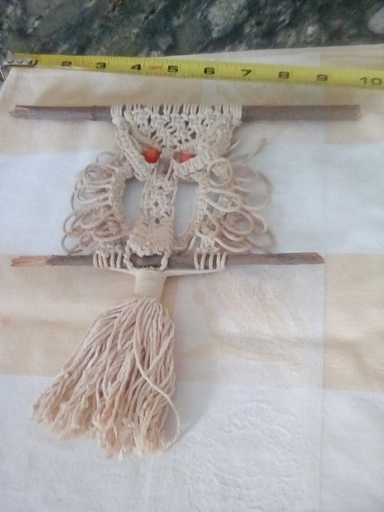 Beautiful Owl Macrame Hanging Decor