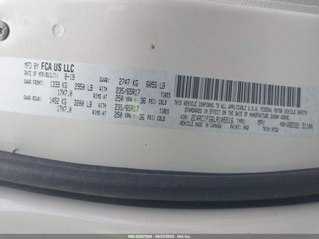Chassis ECM Temperature Front Fits 20 PACIFICA 2058328