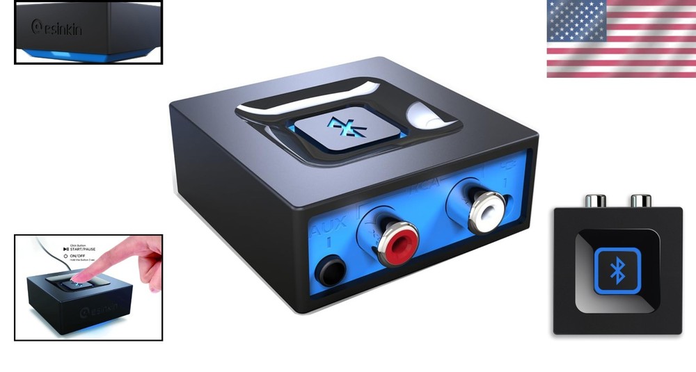 Wireless Bluetooth Receiver for Smartphones & Tablets - Easy Music Streaming