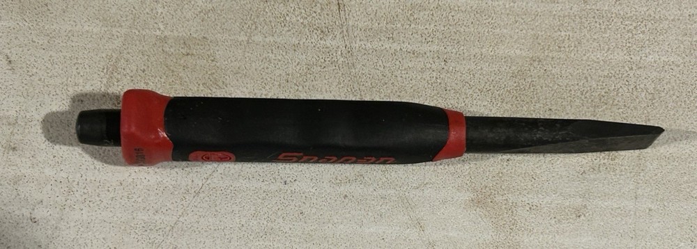 NOS. Snap-on Tools Soft Grip 1/2" Flat Edge Chisel PCSG816R RED