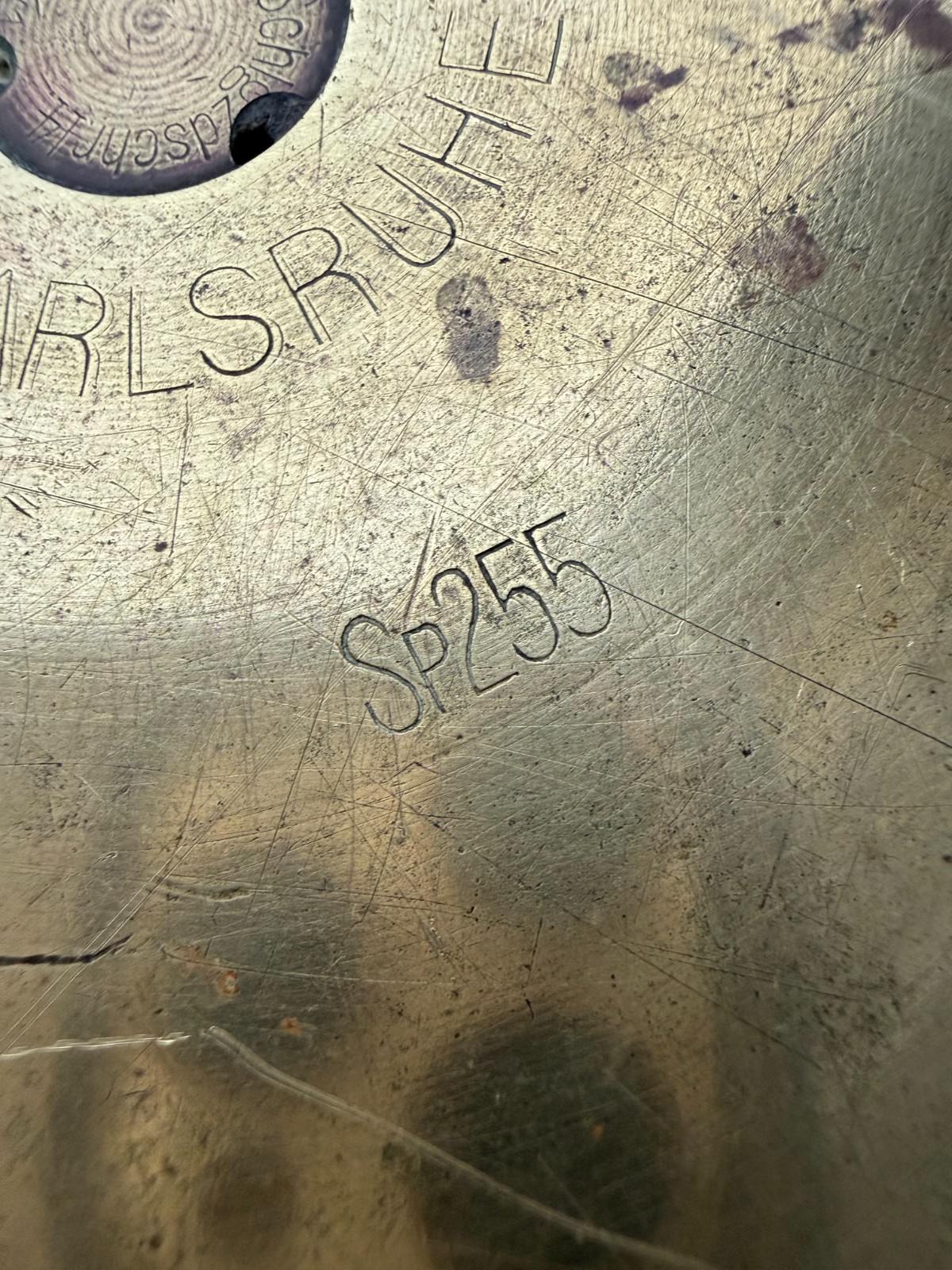 WWI German Trench Art Brass Artillery Shell – Karlsruhe Ammunition 1916