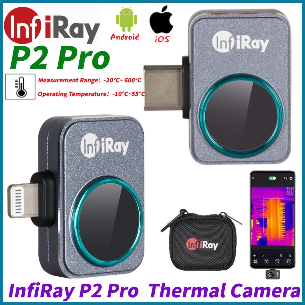 InfiRay P2 Pro Thermal Camera for Android/IOS USB Type C Thermal Imaging Camera