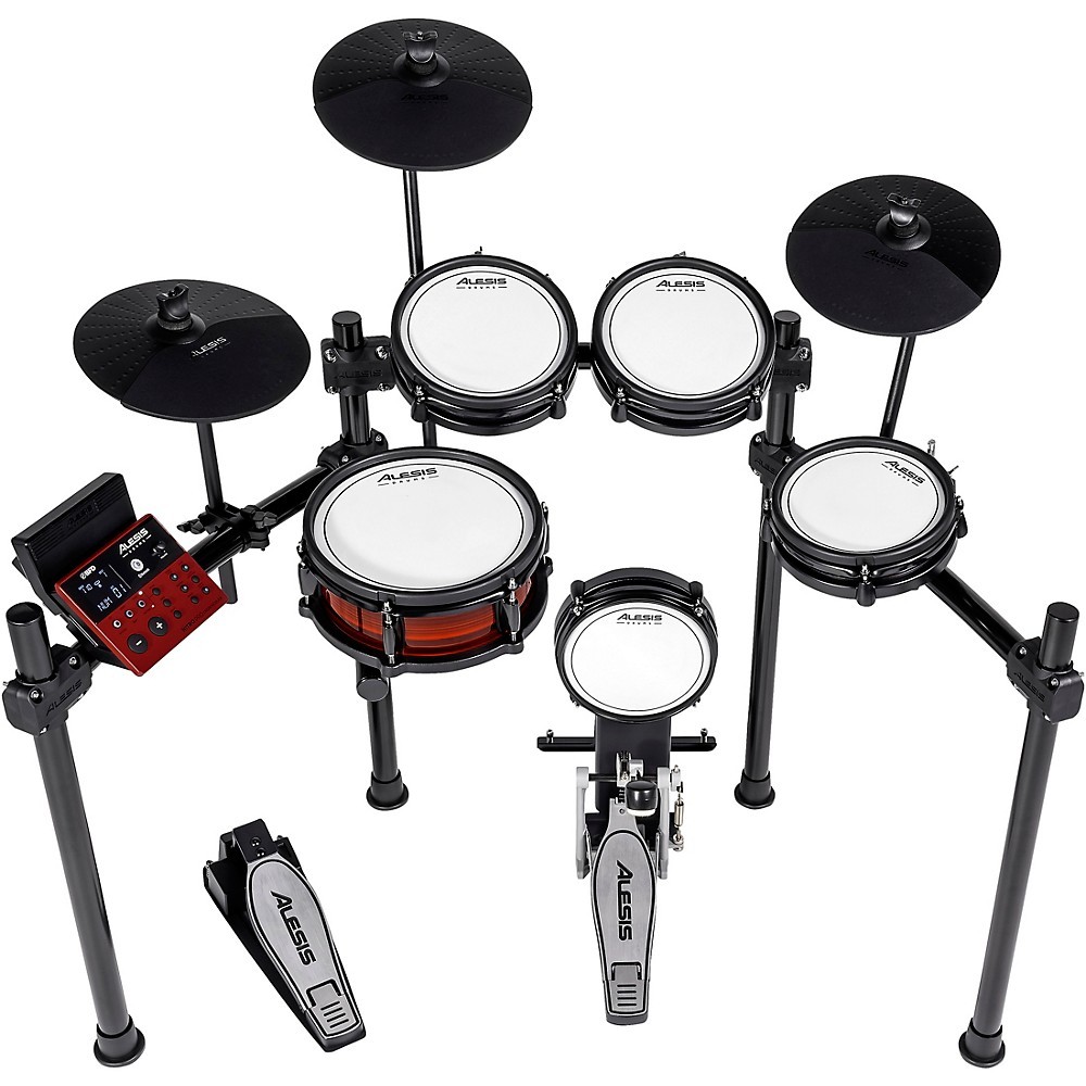 Alesis Nitro Pro 8-Piece Pro Electronic Drum Kit With Mesh Heads & Bluetooth
