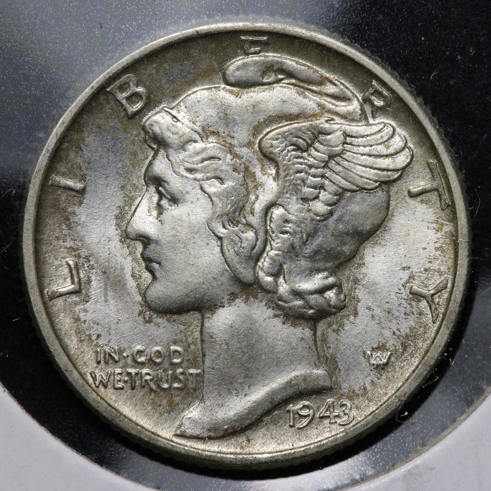 1943 Mercury Silver Dime BU *UNCIRCULATED* MS E224 T