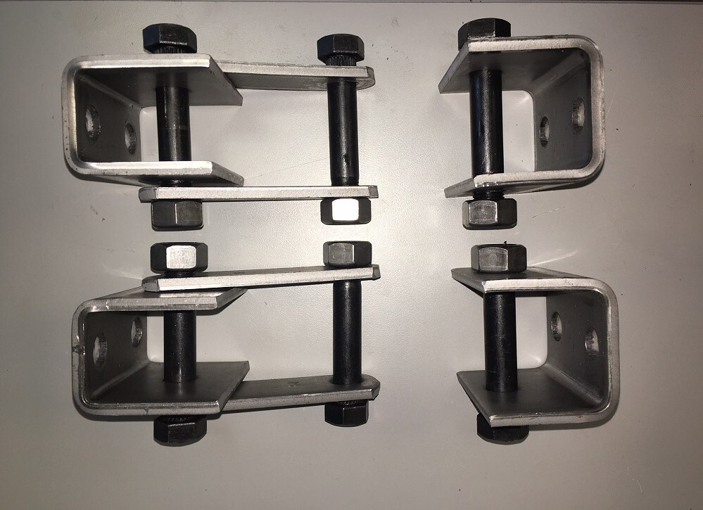 Spring Hanger Kit for Single Axle Trailers' 2K and 3.5K