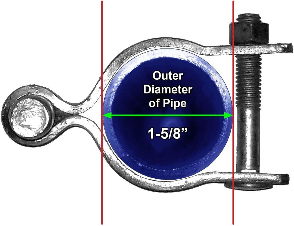 Corrosion-Resistant Post Hinge - 1-5/8" Diameter