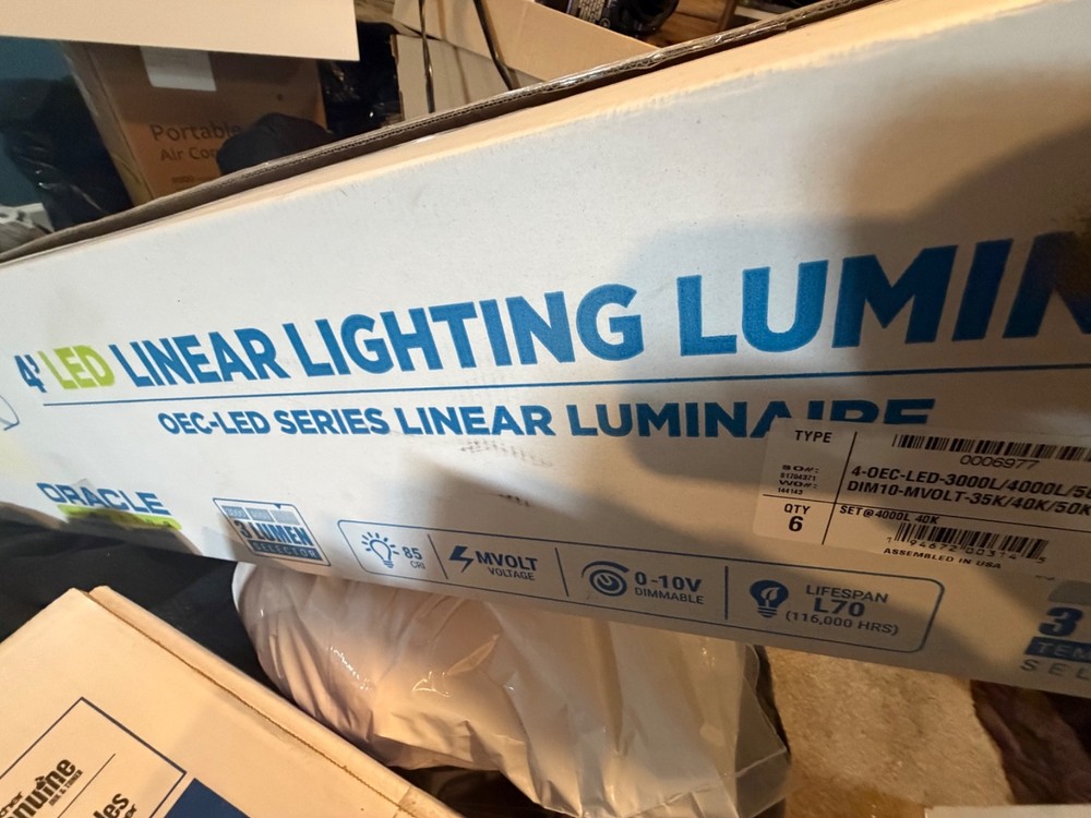 oracle 4' led linear lighting luminaire