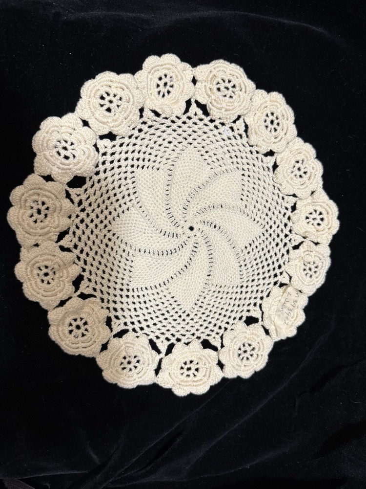 Handmade Biege Round Doyle