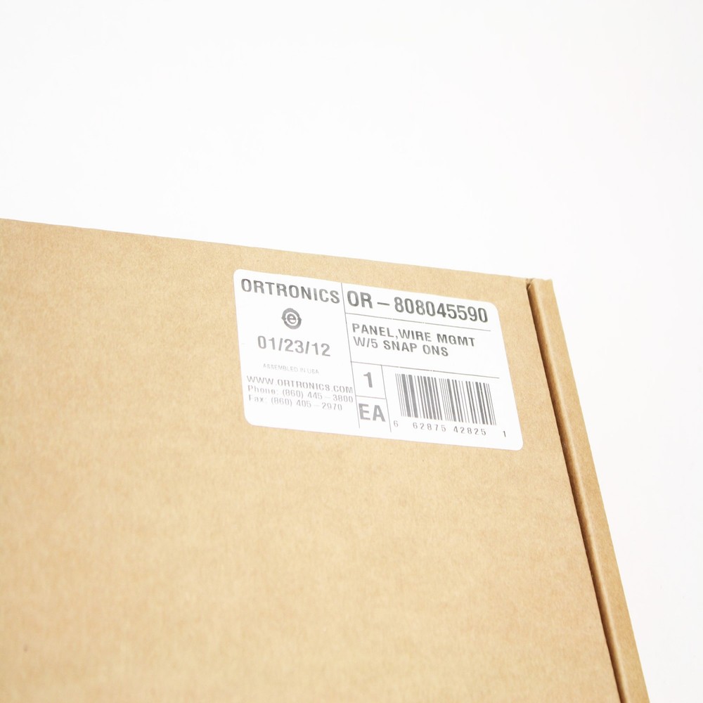 ORTRONICS OR-808045590 5 RING HORIZONTAL CABLE MANAGEMENT PANEL