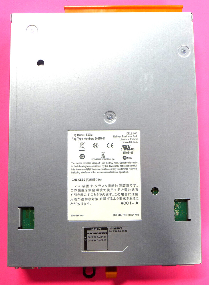 Dell EqualLogic E09M PS4100 ISCSI Controller Module DRT33