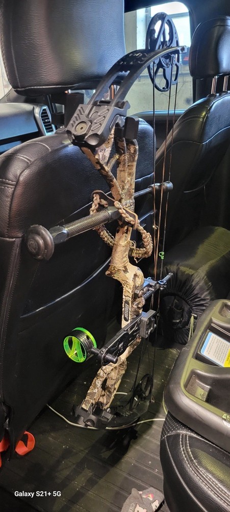 Backseat Bow & Gear Hook: Quick-Access & No-Tool Install Vehicle Storage